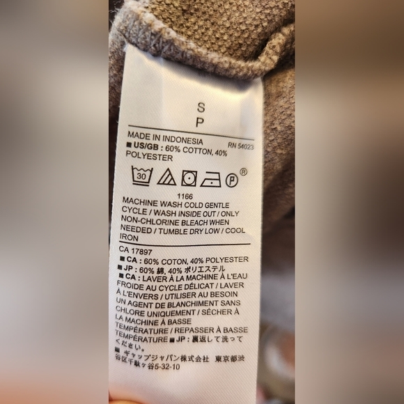 Banana Republic Cowl neck brown sweater Size S - Picture 2 of 5